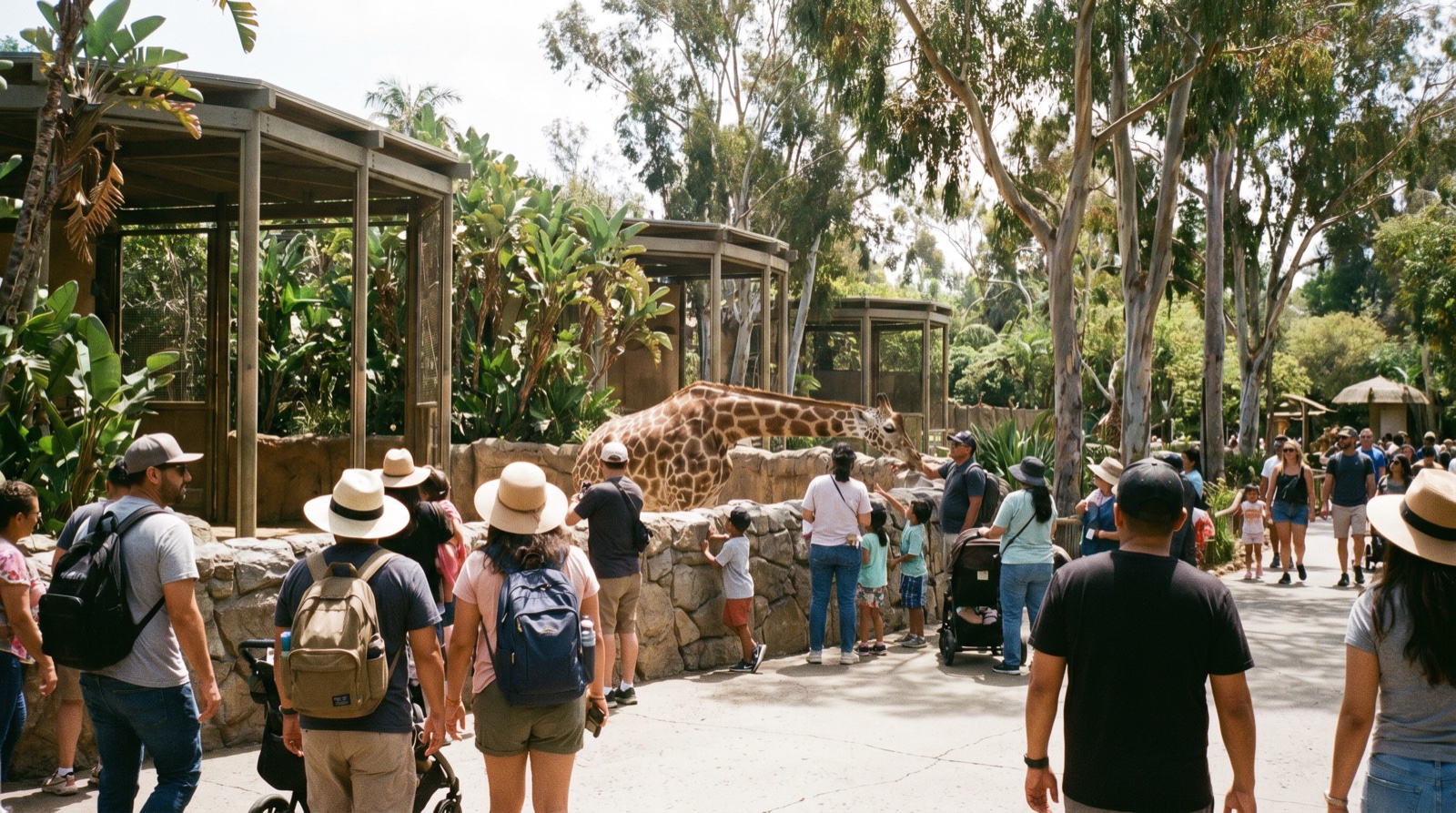Editorial photograph of San Diego Zoo in San Diego