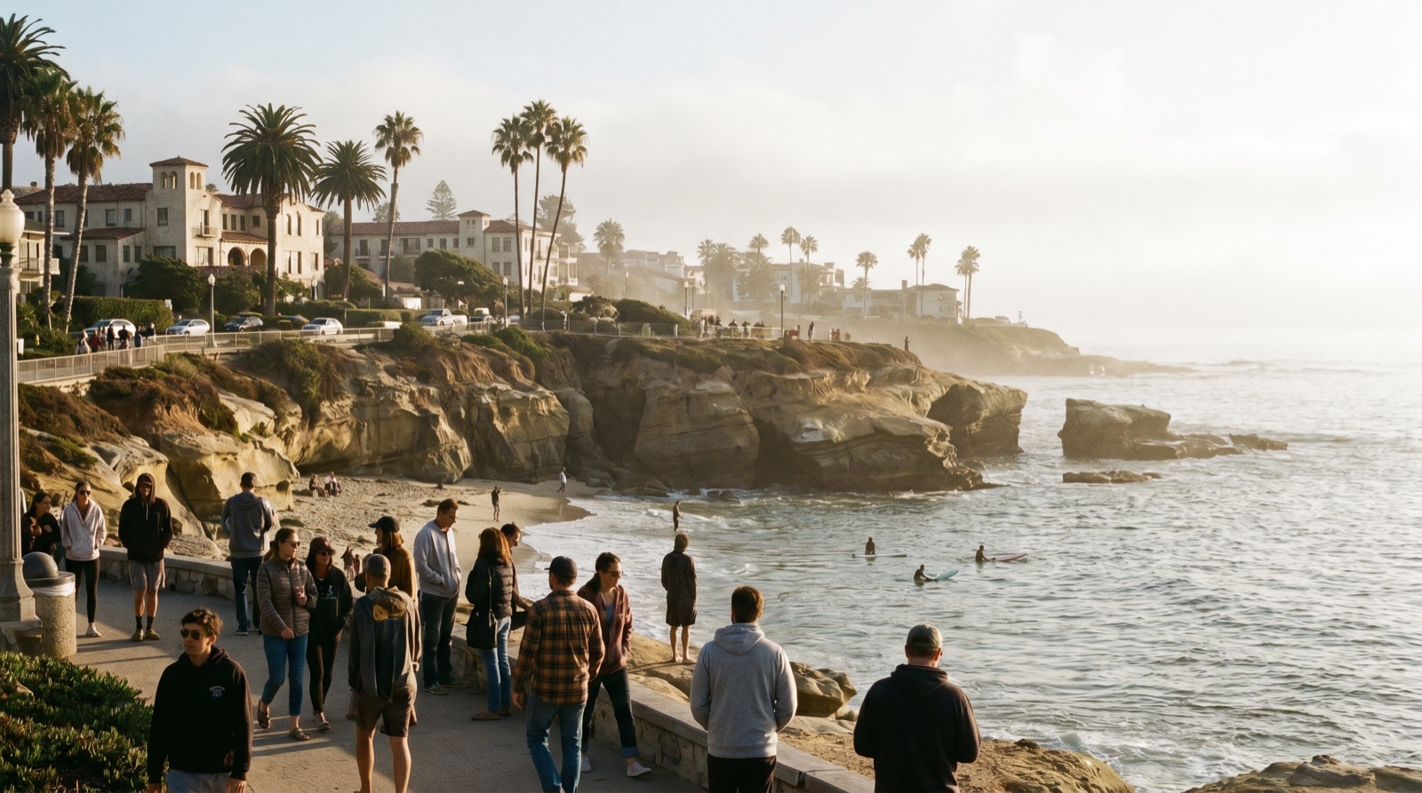 Editorial photograph of La Jolla in San Diego