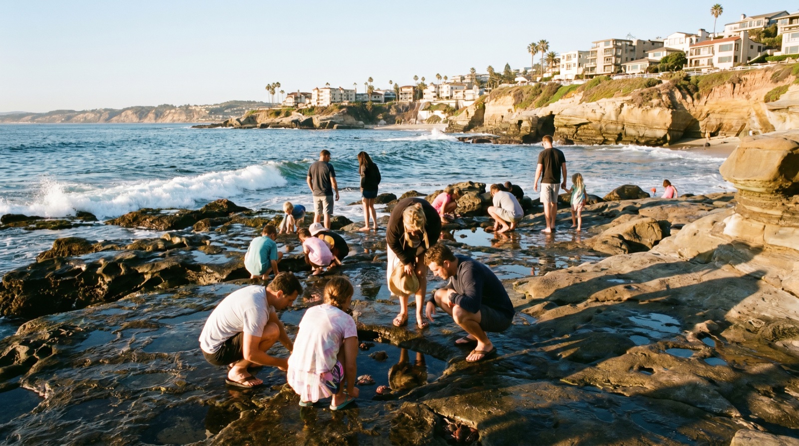 Editorial photograph of La Jolla Cove Tidepools in San Diego