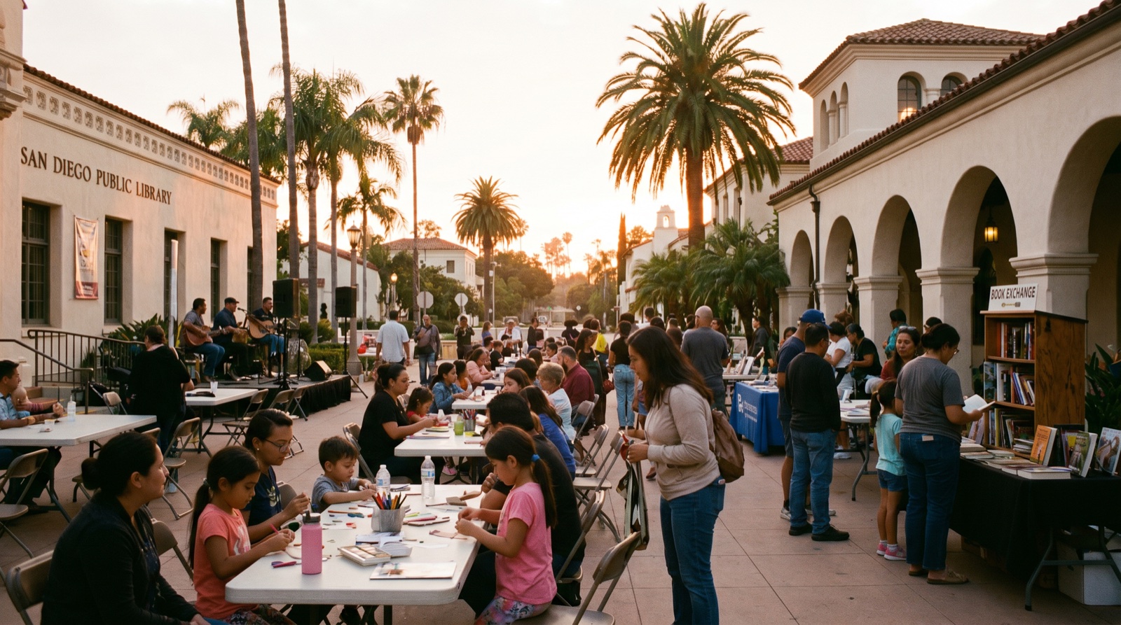 Editorial photograph of Library Programs and Free Cultural Events in San Diego