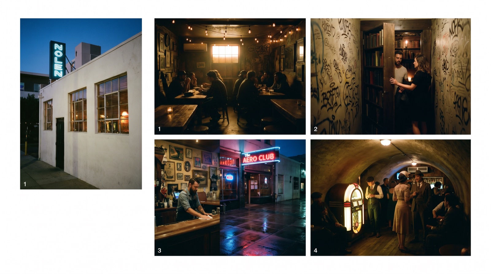 Editorial photograph of Dive Bars and Hidden Rooms in San Diego