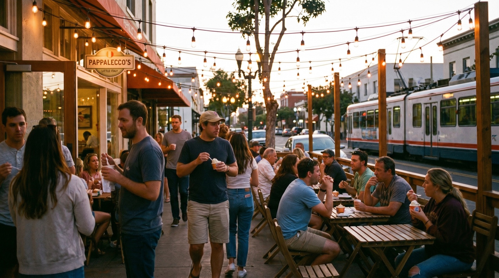 Editorial photograph of Pappalecco in San Diego