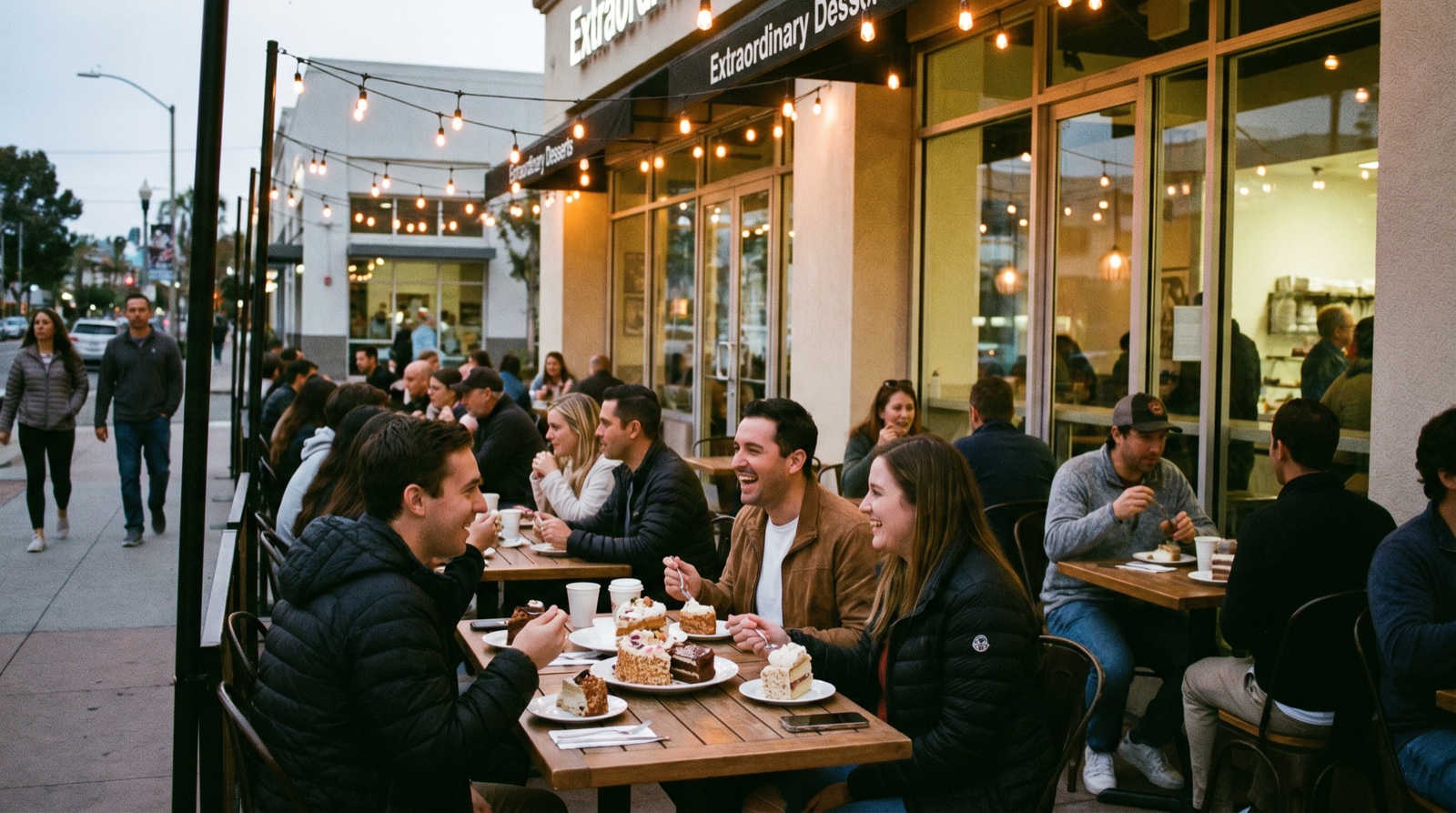 Editorial photograph of Extraordinary Desserts in San Diego